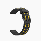 Black/Yellow Granite Band #17 [22mm]