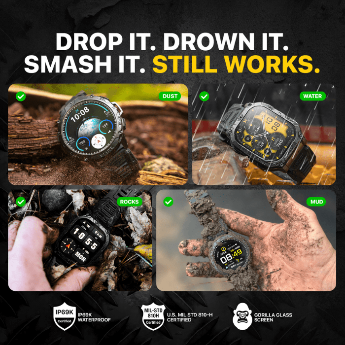 Carbinox Blaze – Heavy Duty Smartwatch