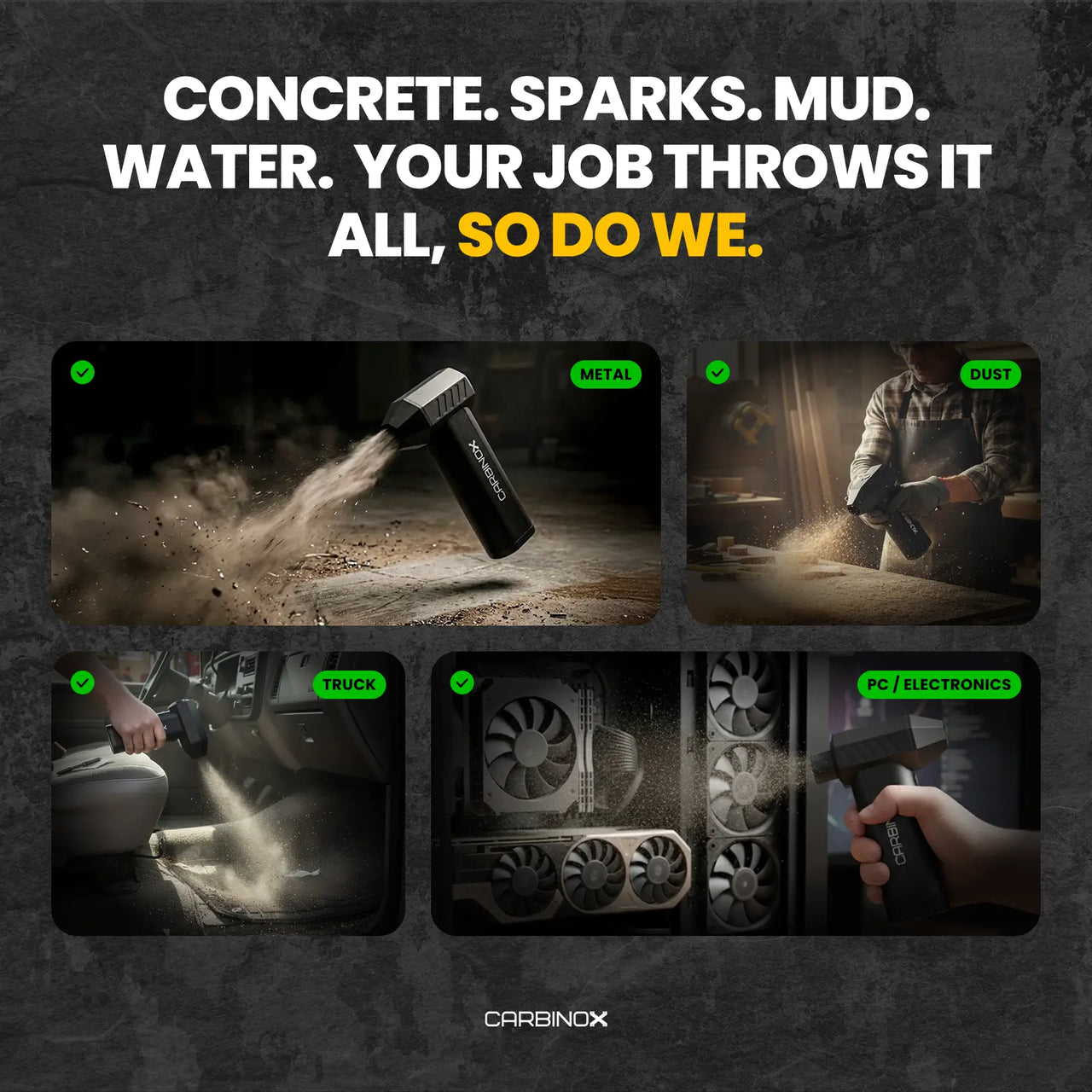 Truemobster x Carbinox – Powerblast Pro Blower