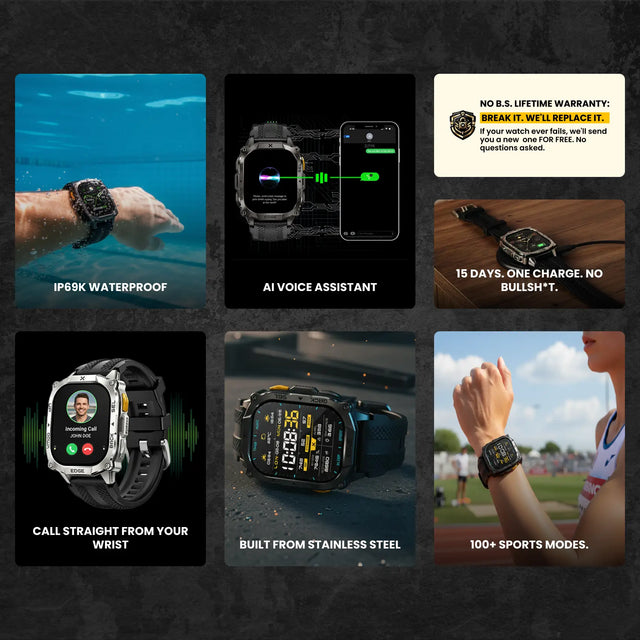 Carbinox Edge – Ultra Rugged Smarwatch
